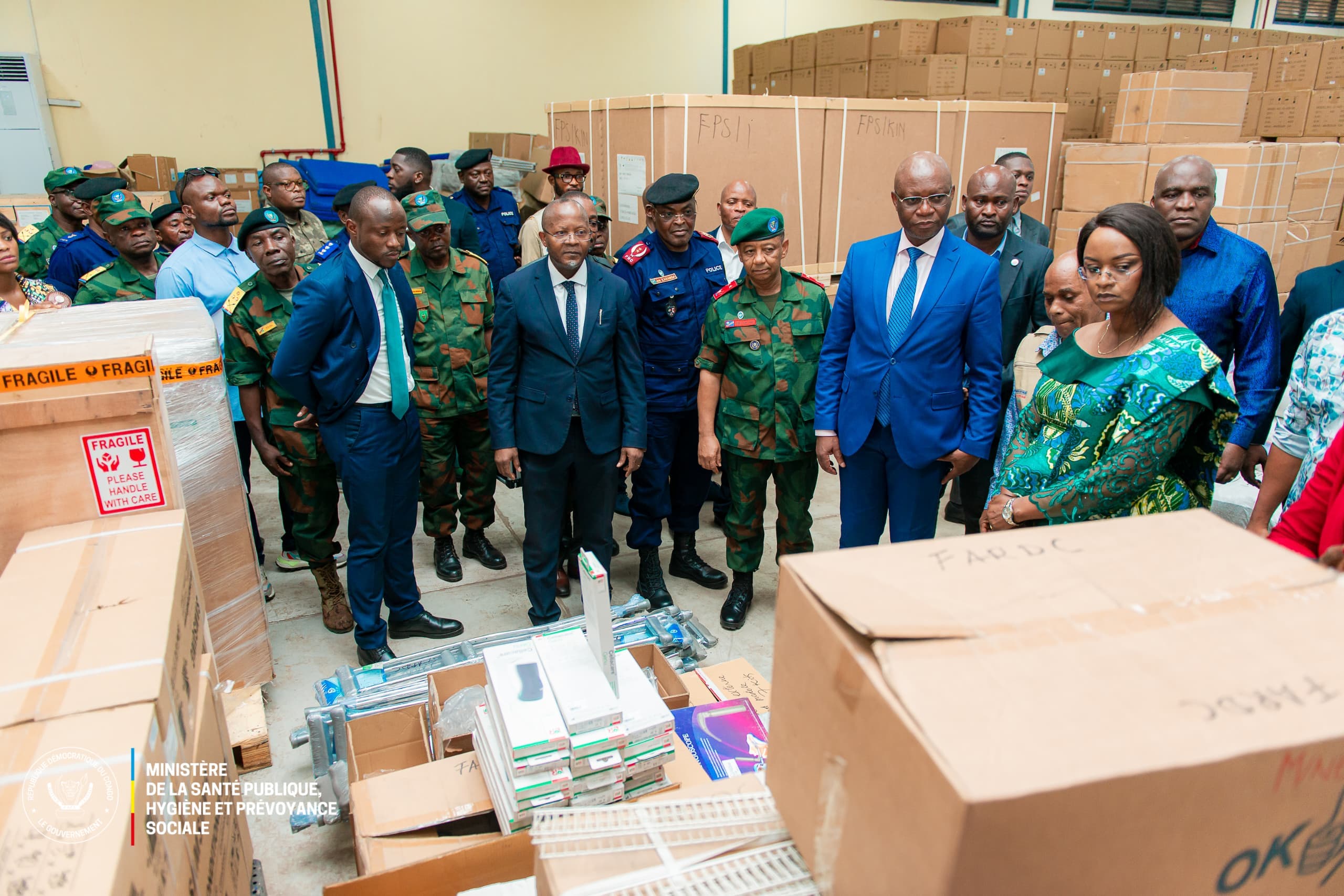 Group of officials at the Secretariat General